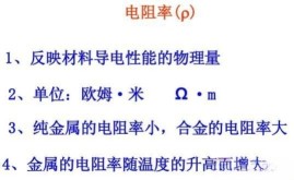 电阻率 电阻率